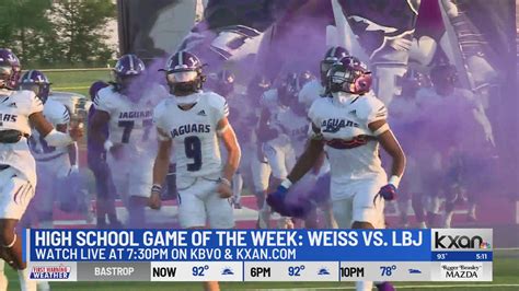 Weiss looks to prove they're for real, hosts LBJ in KBVO Game of the Week
